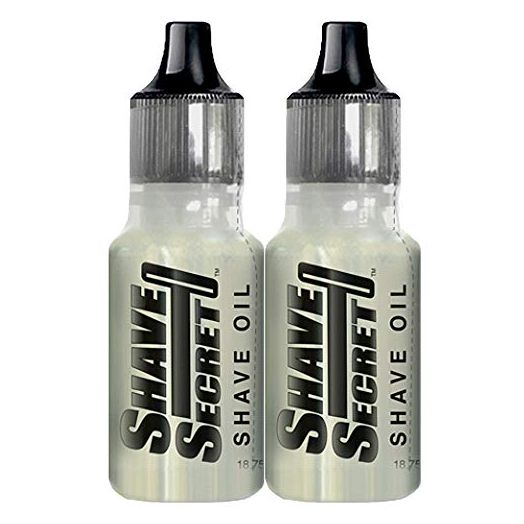 SHAVE SECRET SHAVING OIL- THE BEST SHAVE EVER! 18.75ML(2 Pack)
