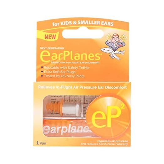 eP2 for Kids by Cirrus Healthcare 1 EarPlanes Reusable Pair (1 Reusable Pair)