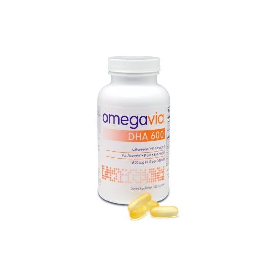 Omegavia DHA 600 Pharmaceutical Grade Omega-3, 120 Softgels