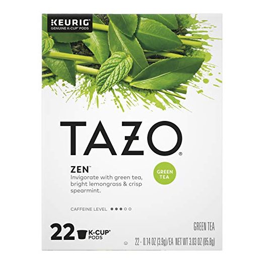TAZO Tea K-Cups, Green Tea, Zen, 22 Pods