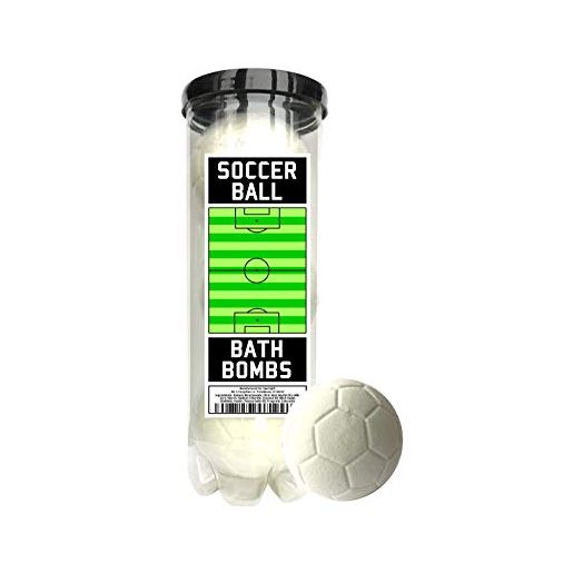 Soccer Ball Bath Bombs - 3 pack - Soccer Gifts - Luxury Scented Bath Bomb Fizzies - Great Gift for Soccer players, Teammates, Opponents, Soccer Clubs and Leagues, Birthdays, Men, Boys, Women, Girls
