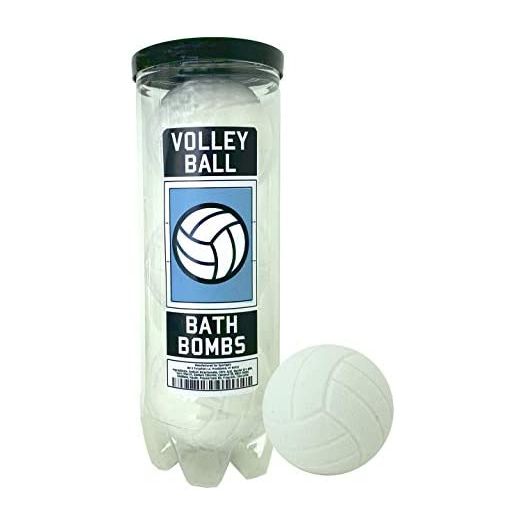 Volleyball Bath Bombs - 3 Pack - Volleyball Gifts - Volleyball Gifts for Team & Girls & Teen Girls, Girls Volleyball, Volleyball Accessories for Teen Girls, Volleyball Coach, Volleyball Gear