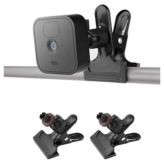 iTODOS 2 Pack Clip Clamp Mount for All-New Blink Outdoor,Blink XT,Blink XT2,Blink Mini, Metal Desk Clip Clamp Holder, Attach Your Blink Home Security Camera Wherever You Like Without Any Tools