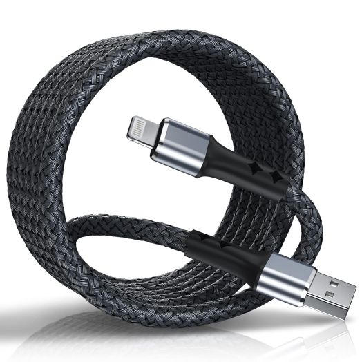OIITH (2-Pack) iPhone Charger 10Ft for Apple MFi Certified, Strong Nylon Braided Extra Long Lightning Cable, Fast 2.4A iPhone USB Charging Cord for iPhone 13/12/11 Pro/X/Xs Max/XR/8 Plus/7/6