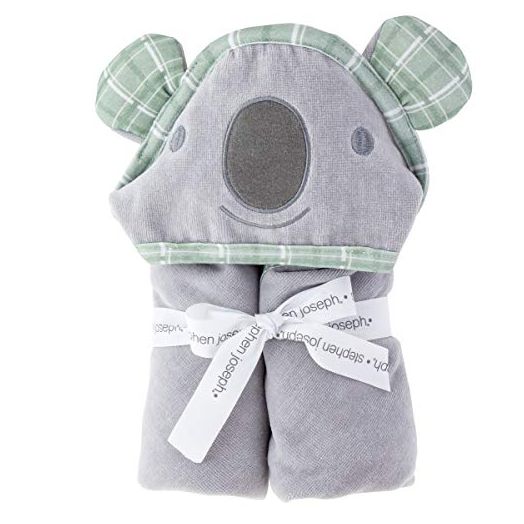 Stephen Joseph, Baby Hooded Bath Towel, Koala