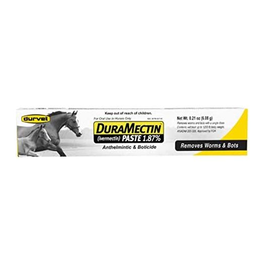 Duramectin Ivermectin Paste 1.87% for Horses, 0.21 oz