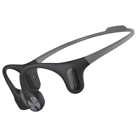 Run Air (Mojo 2) IP67 Waterproof Wireless Bluetooth Open Ear Outdoor Sports Headphones with Deep Bass for Running, Cycling & Workouts, Black