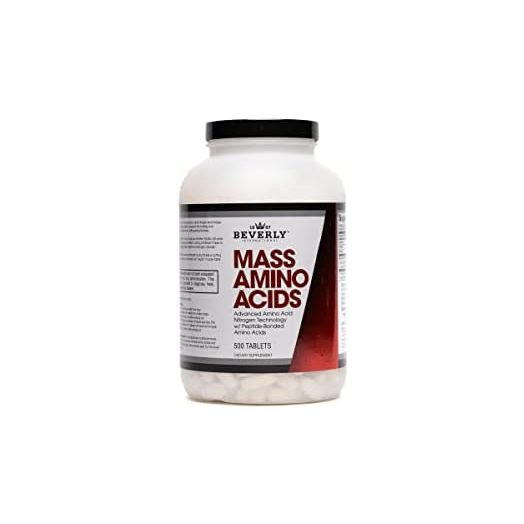 Beverly International Mass Amino Acids, 500 Tablets. They’ll think you’ve been lifting for years.