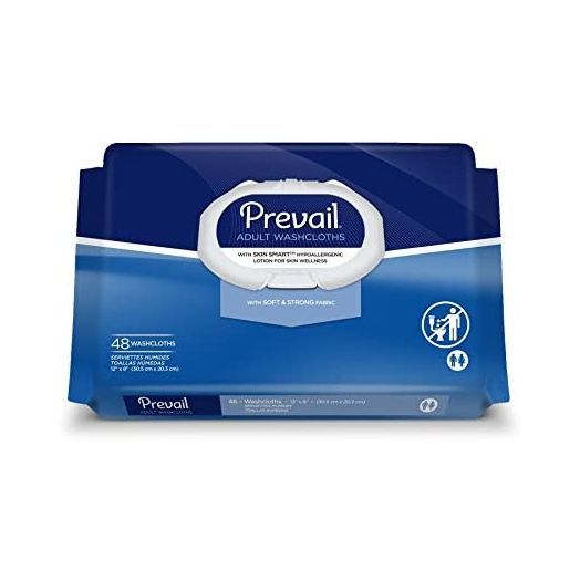 Prevail Adult Washcloths Soft Pack, 48 Count Pack