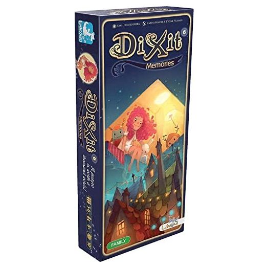 Dixit Memories Board Game EXPANSION - Explore a Fantastical World with 84 Original Art Cards! Creative Storytelling Game for Kids & Adults, Ages 8+, 3-6 Players, 30 Min Playtime, Made by Libellud