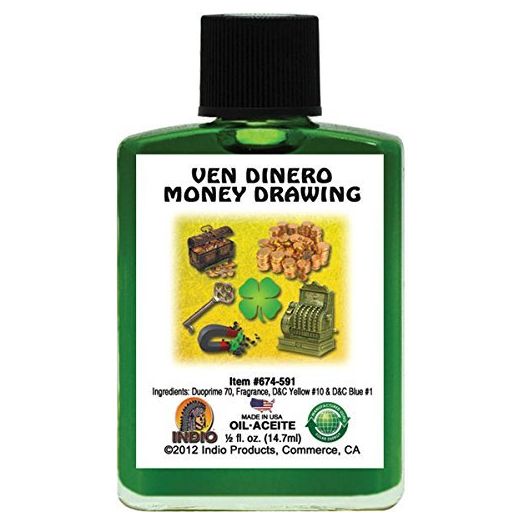 Indio Money Drawing Fragranced Oil, 0.5oz