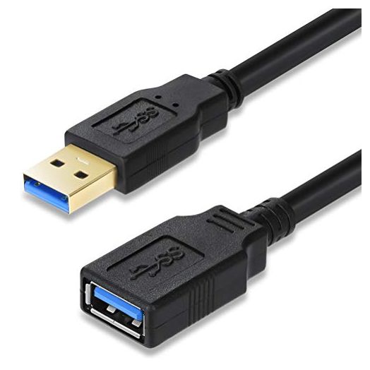 XBOHJOE USB 3.0 Extension Cable 15FT USB Cable High Speed 3.0 USB Extender Cord Type A Male to Female Data Transfer 5Gbps for Mouse Extender Cable Keyboard Extension cord etc(15ft Black)