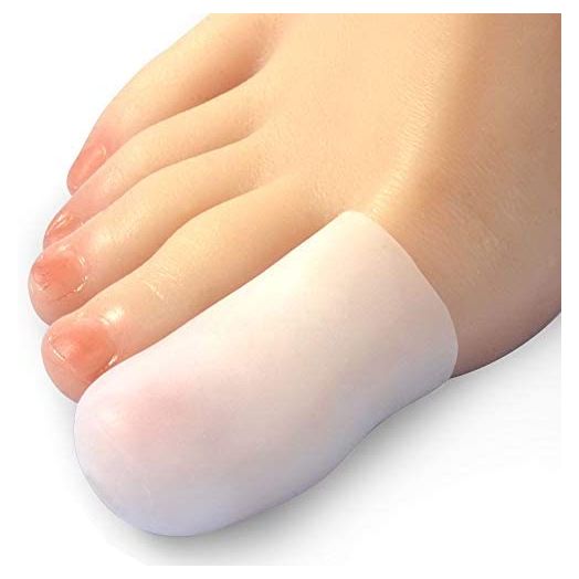 Hoogoo 10 Pack Big Toe Caps and Protectors, Gel Toe Covers, Protect Toe from Rubbing, Ingrown Toenails, Corns, Blisters, Hammer Toes and Other Painful Toe Problems