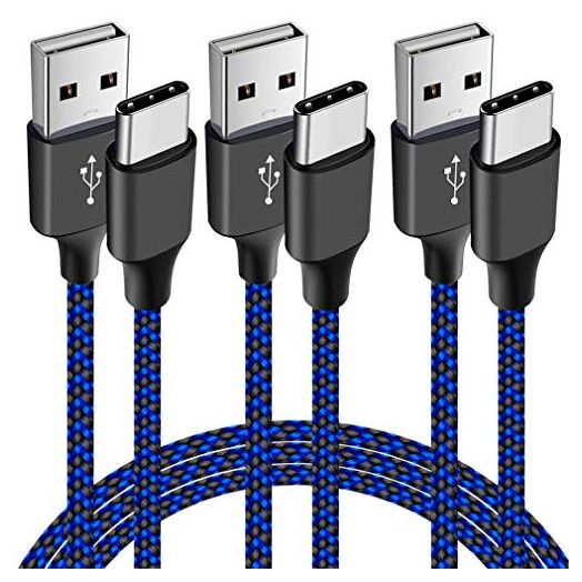 3-Pack 6ft USB C Cable Compatible with Kindle E-readers,Fire Tablets (All-new HD 10 9th 10th 11th Generation,HD 8,8 Plus 2020 2022 Release,7 Kids Edition 2019 2021).Type-C Charging Charger Cord