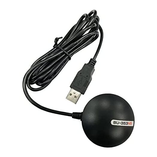 GlobalSat BU-353N5 USB GNSS Receiver, Black | GlobalSat