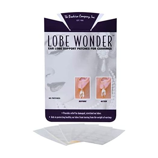 Lobe Wonder Invisible Earring Earlobe Support Patches (pack of 2)