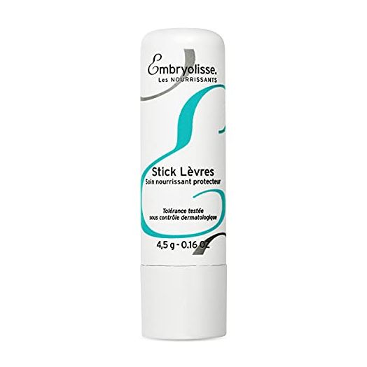Embryolisse Nourishing Lipstick, Lip Balm, Makeup for Women, Protective Repair Stick for Smooth & Soft Lips, 0.16 oz.