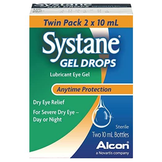 Systane Lubricant Eye Gel Drops 10 ml, 2 Count