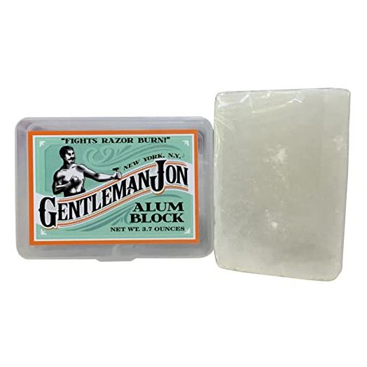Gentleman Jon 3.7 Ounce Alum Block in Plastic Case