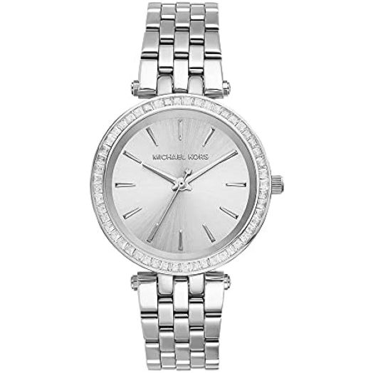 Michael Kors Darci Three-Hand Watch with Glitz Accents, 33mm