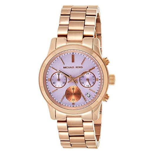 Michael Kors Women's MK6163 - Runway Rose Gold/Lilac Watch