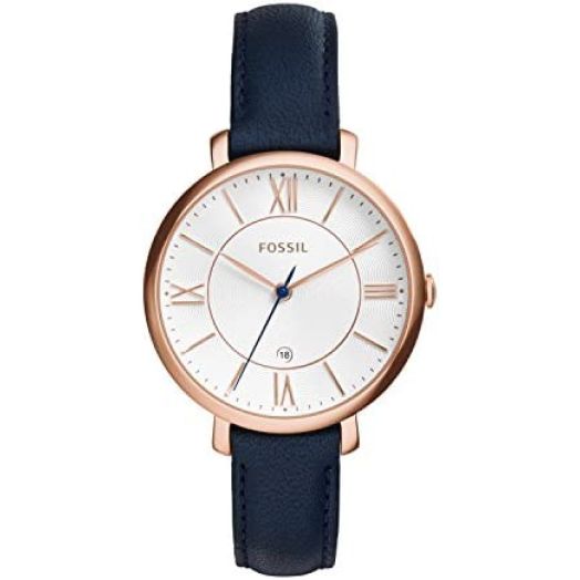 Fossil Women's Jacqueline Quartz Stainless Steel and Leather Watch