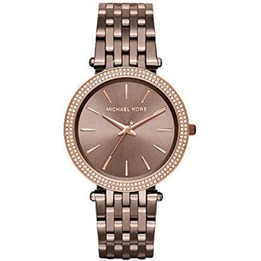 Michael Kors Darci 3 Hand Watch with Glitz Accents, 39MM