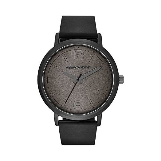 Skechers Men's Ardmore Quartz Metal and Silicone Casual Sports Watch