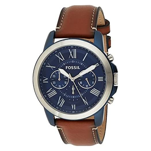 Fossil Men's Grant Stainless Steel Quartz Chronograph Watch