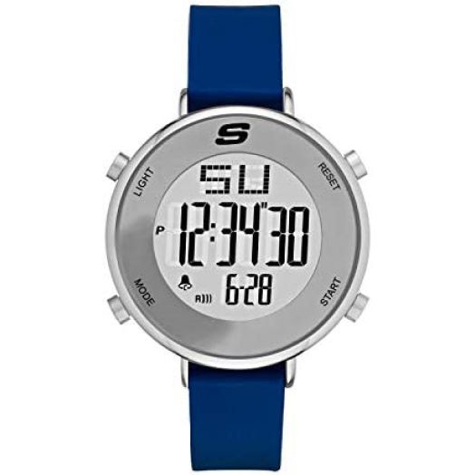 Skechers Women's Magnolia Quartz Metal and Silicone Digital Watch