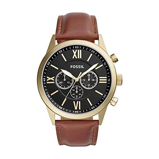 Fossil Flynn Chronograph Brown Leather Watch BQ2261