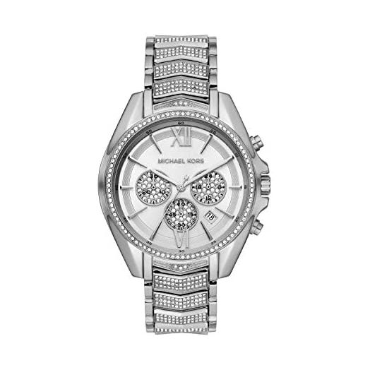 Michael Kors Whitney Stainless Steel Watch With Glitz Accents