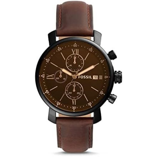 Fossil Rhett Chronograph Brown Leather Watch BQ2459