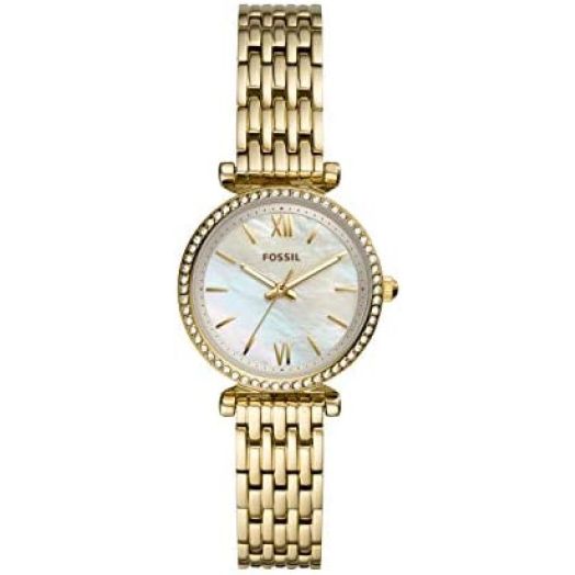 Fossil Women's Carlie Mini Quartz Stainless Steel Dress Watch