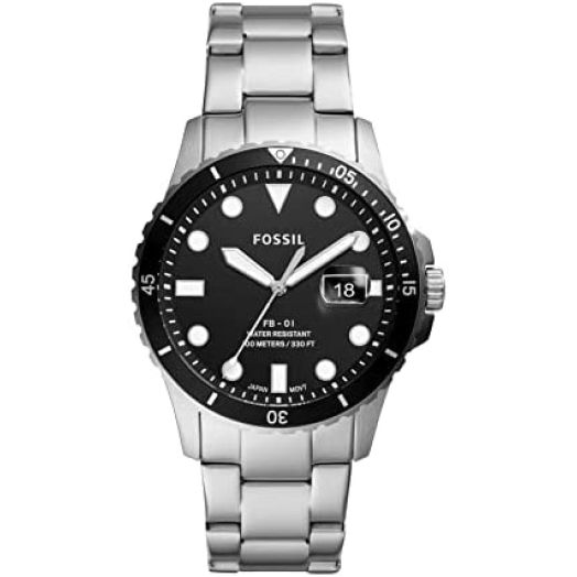 Fossil Men's FB-01 Stainless Steel Dive-Inspired Casual Quartz Watch