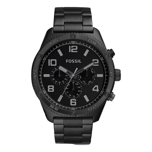 Brox Multifunction Black Stainless Steel Watch