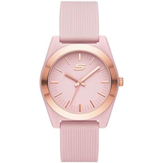 Skechers Women's Analog Quartz Silicone or Leather Casual Sports Watch