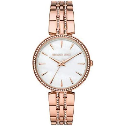 Michael Kors Women's Anabeth Three-Hand Rose Gold-Tone Alloy Watch MK7168