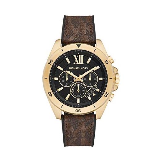 Michael Kors Men's Brecken Quartz Watch with Stainless Steel Strap