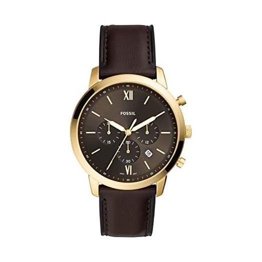 Fossil Neutra Chronograph Leather Watch - FS5763