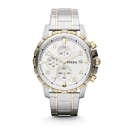 Fossil Men's Dean Stainless Steel Quartz Dress Chronograph Watch