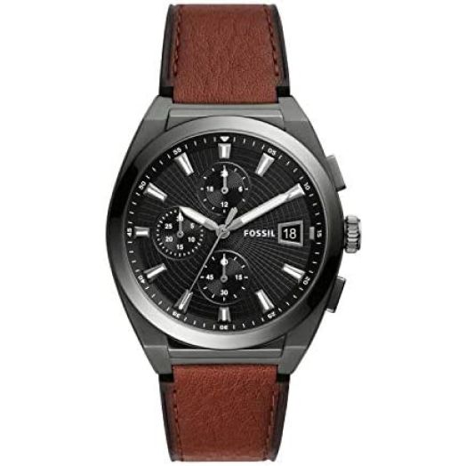 Fossil Men's Everett Stainless Steel Dress Quartz Chronograph Watch