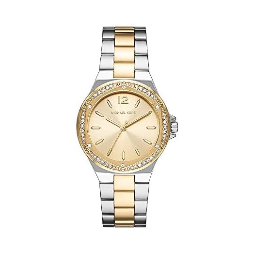 Michael Kors Lennox Three-Hand Stainless Steel Watch