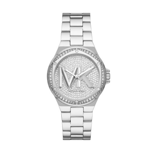 Michael Kors Watches Women's Lennox Quartz Watch with Stainless Steel Strap, Silver, 20 (Model: MK7234)