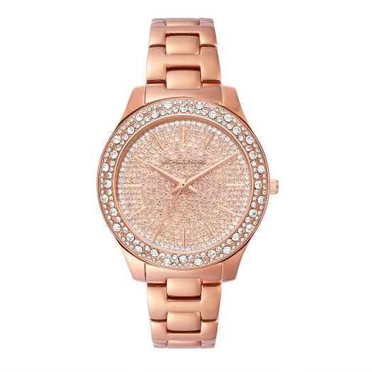 Michael Kors Liliane Three-Hand Rose Gold-Tone Stainless Steel Watch (Model: MK4651)