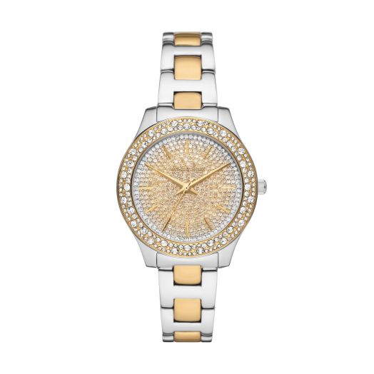 Michael Kors Liliane Three-Hand Two-Tone Stainless Steel Watch (Model: MK4652)