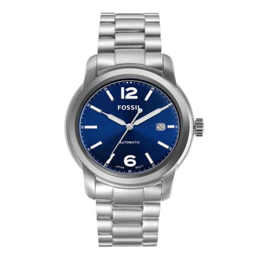 Fossil Heritage Automatic Watch - ME3244 Stainless Steel One Size
