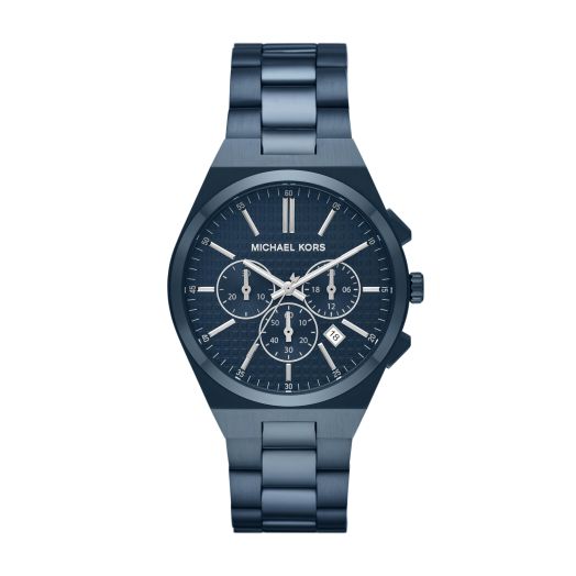 Michael Kors Lennox Chronograph Blue Stainless Steel Men's Watch (Model: MK9147)