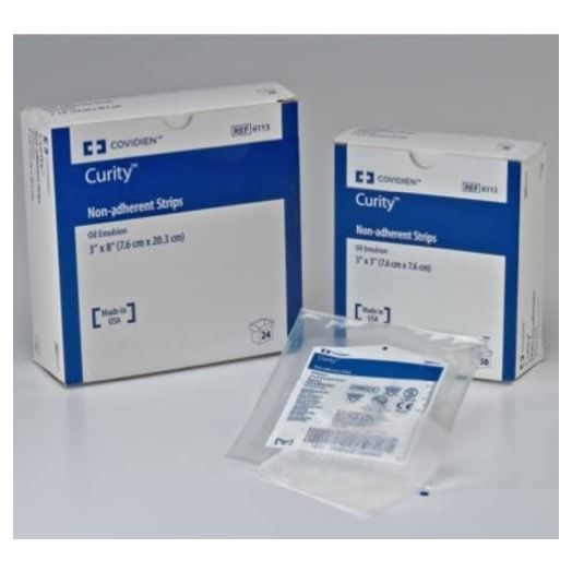 Sterile Curity Oil Emulsion Non-Adhering Dressing Gauze 3 X 3" 6112 bx/50