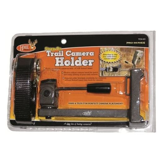 HME Products Strap-On Trail Camera Holder, Olive, 1.00 x 1.00 x 1.00